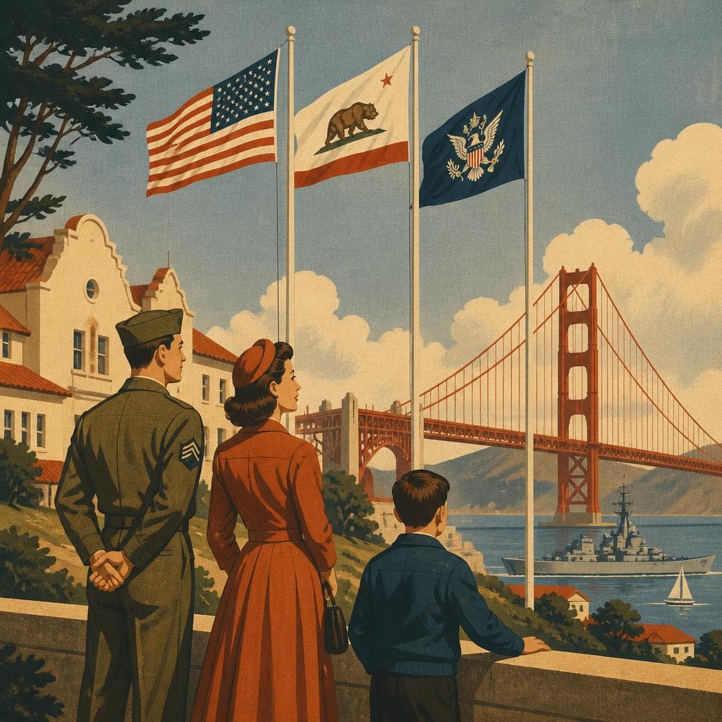 Cover art for Three Flags at the Golden Gate