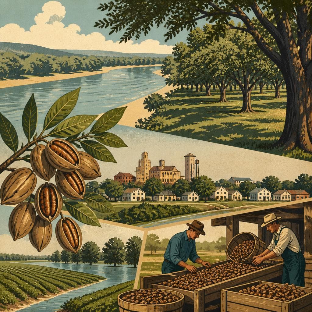 Cover art for Where the River Bottoms Made a Pecan Town
