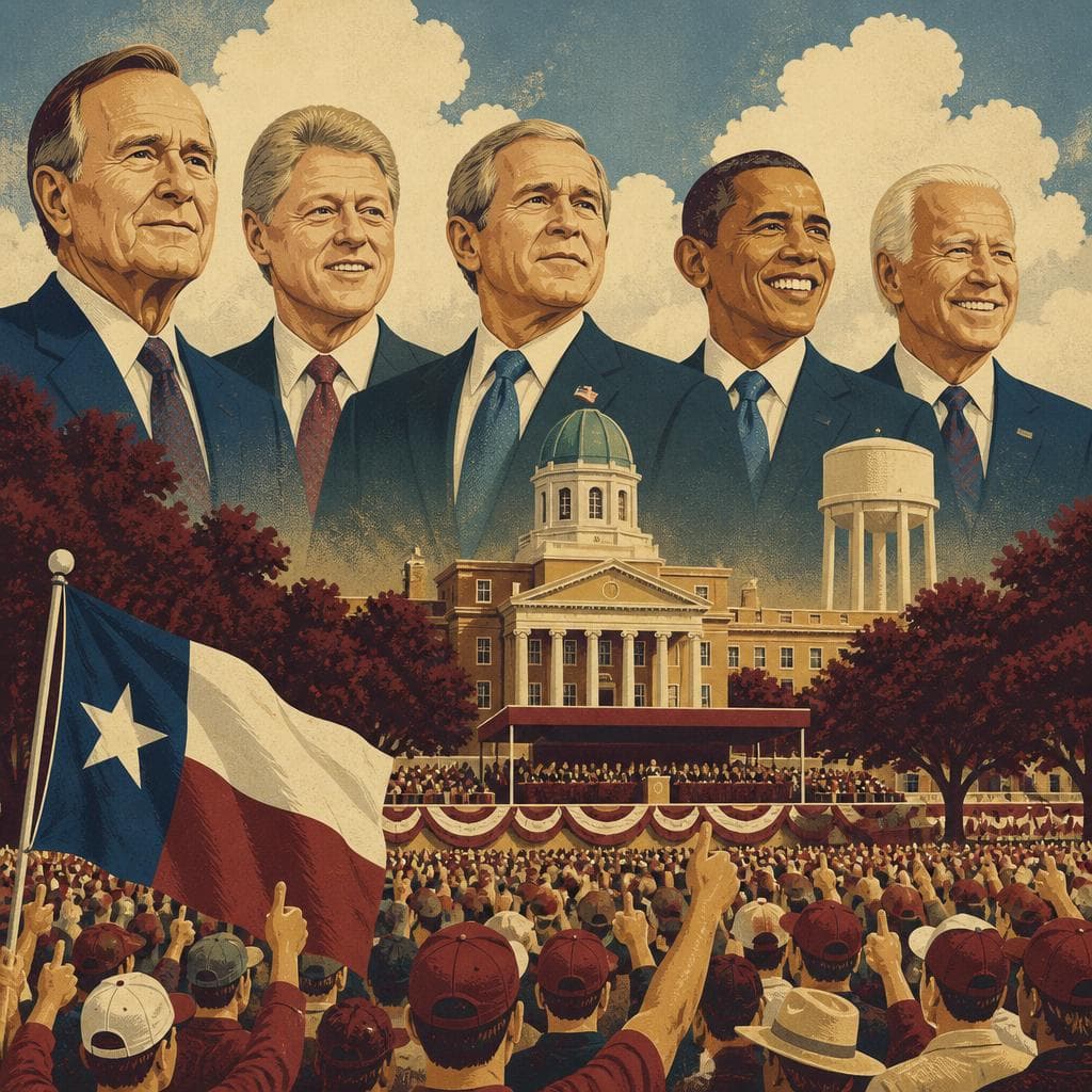 Cover art for When Five Presidents Came to College Station