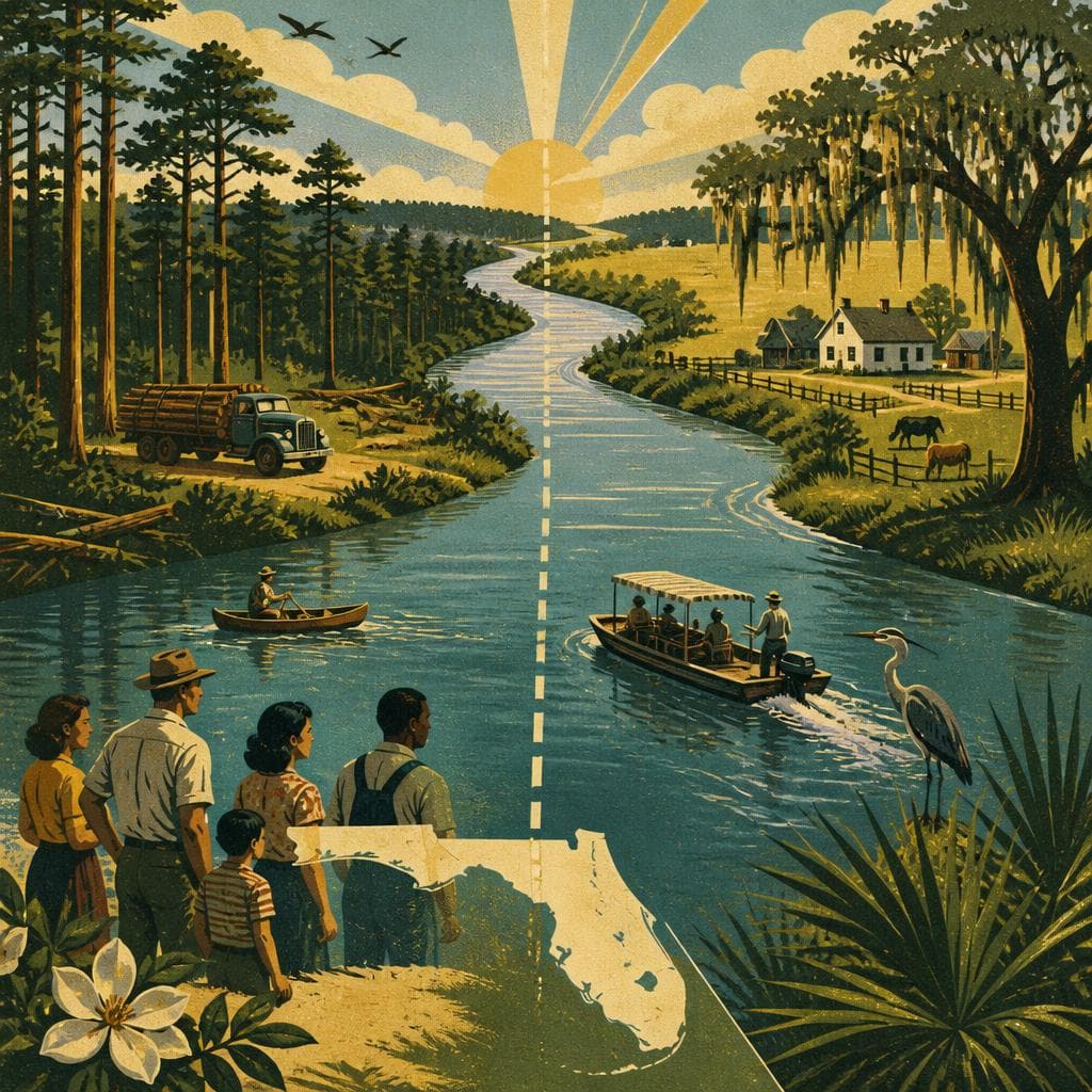 Cover art for Where the Line Became Suwannee