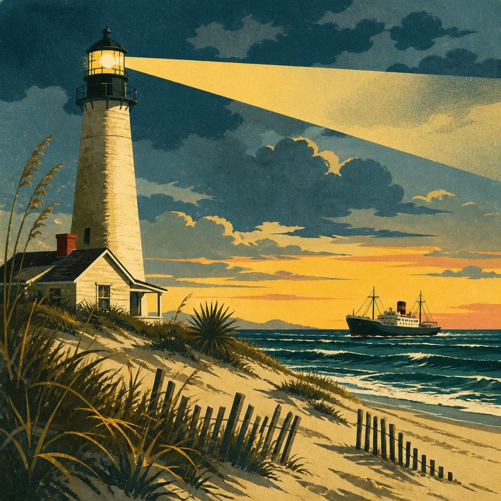 Cover art for The Light That Kept Watch Off St. Joseph Bay