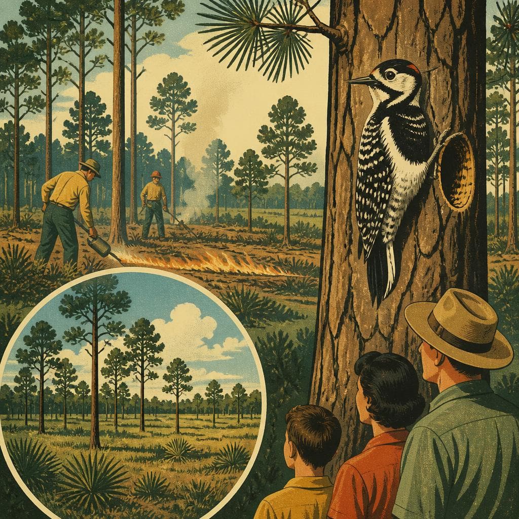 Cover art for Keeping the Pines Open for a Small Endangered Bird