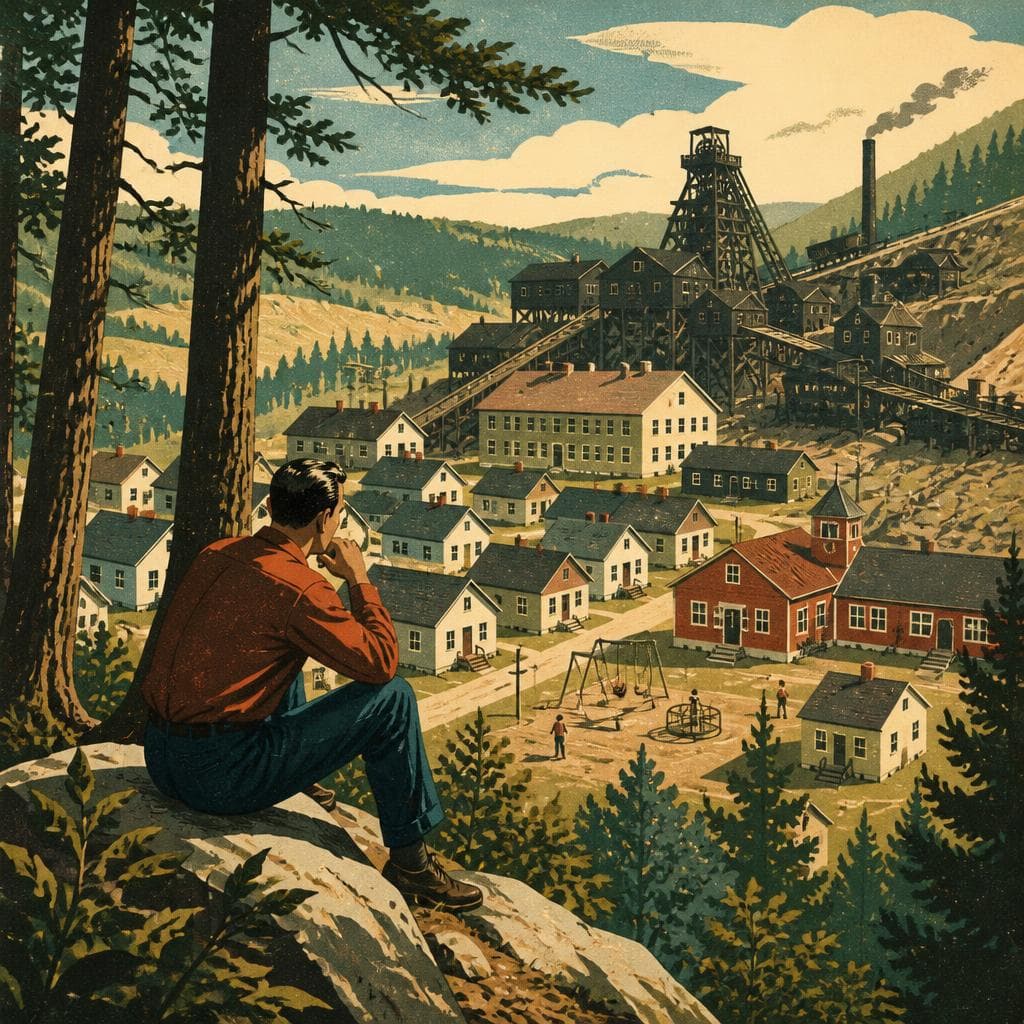 Cover art for Reading a Coal Camp in Wood and Space