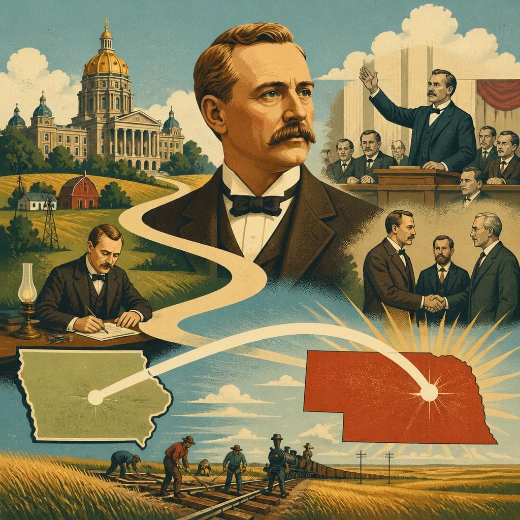 Cover art for How James Harlan Reached the Nebraska Map