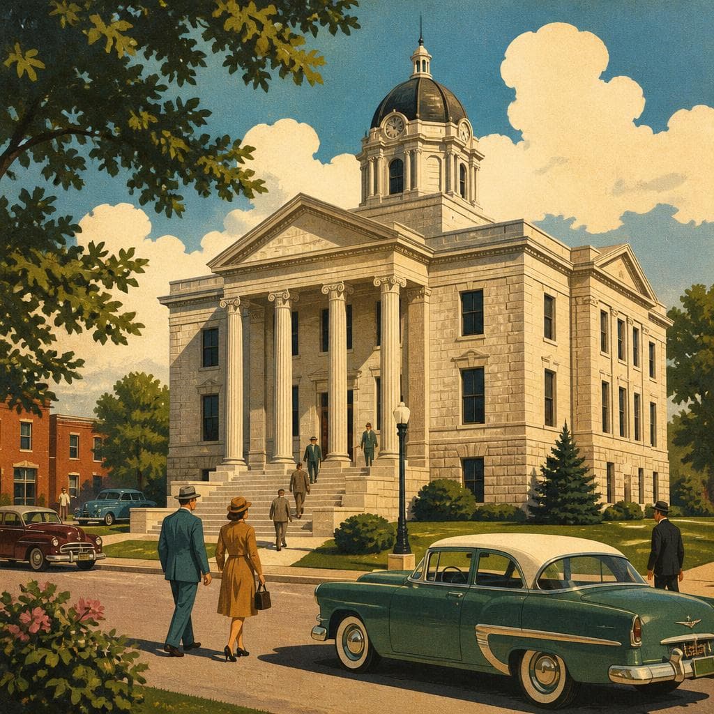 Cover art for Built to Settle the County’s Business