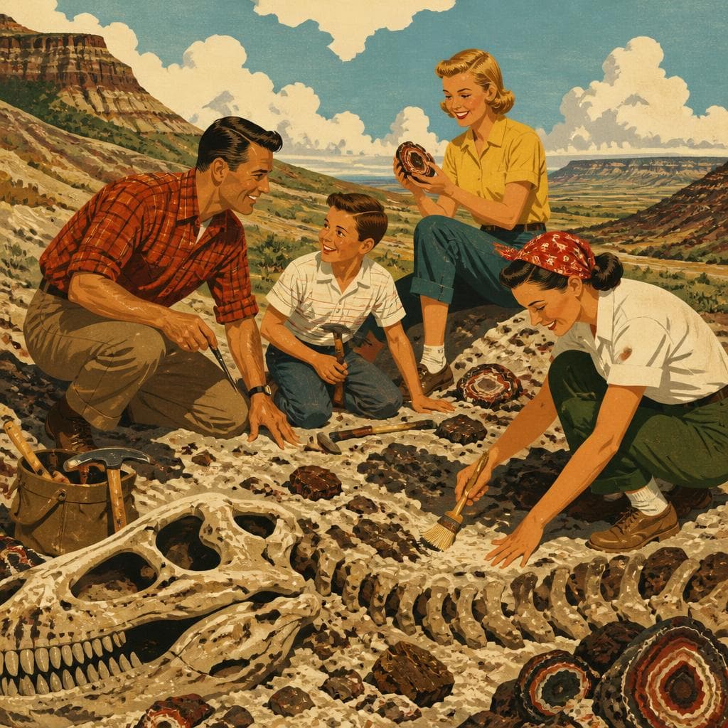 Cover art for Where Fossils and Friendship Share the Ground