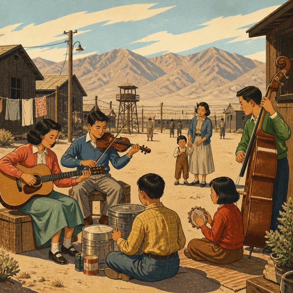 Cover art for Music in the Dust at Topaz