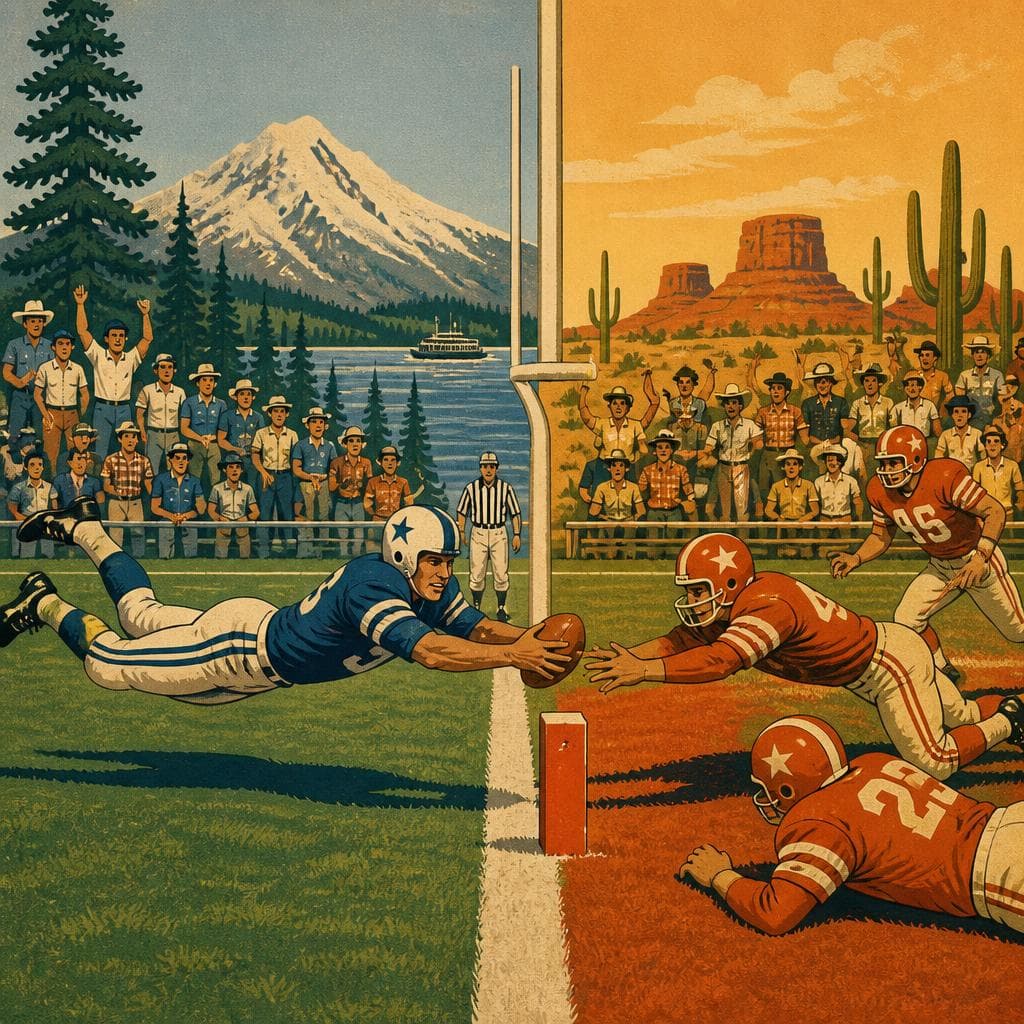 Cover art for Where the State Line Becomes a Goal Line