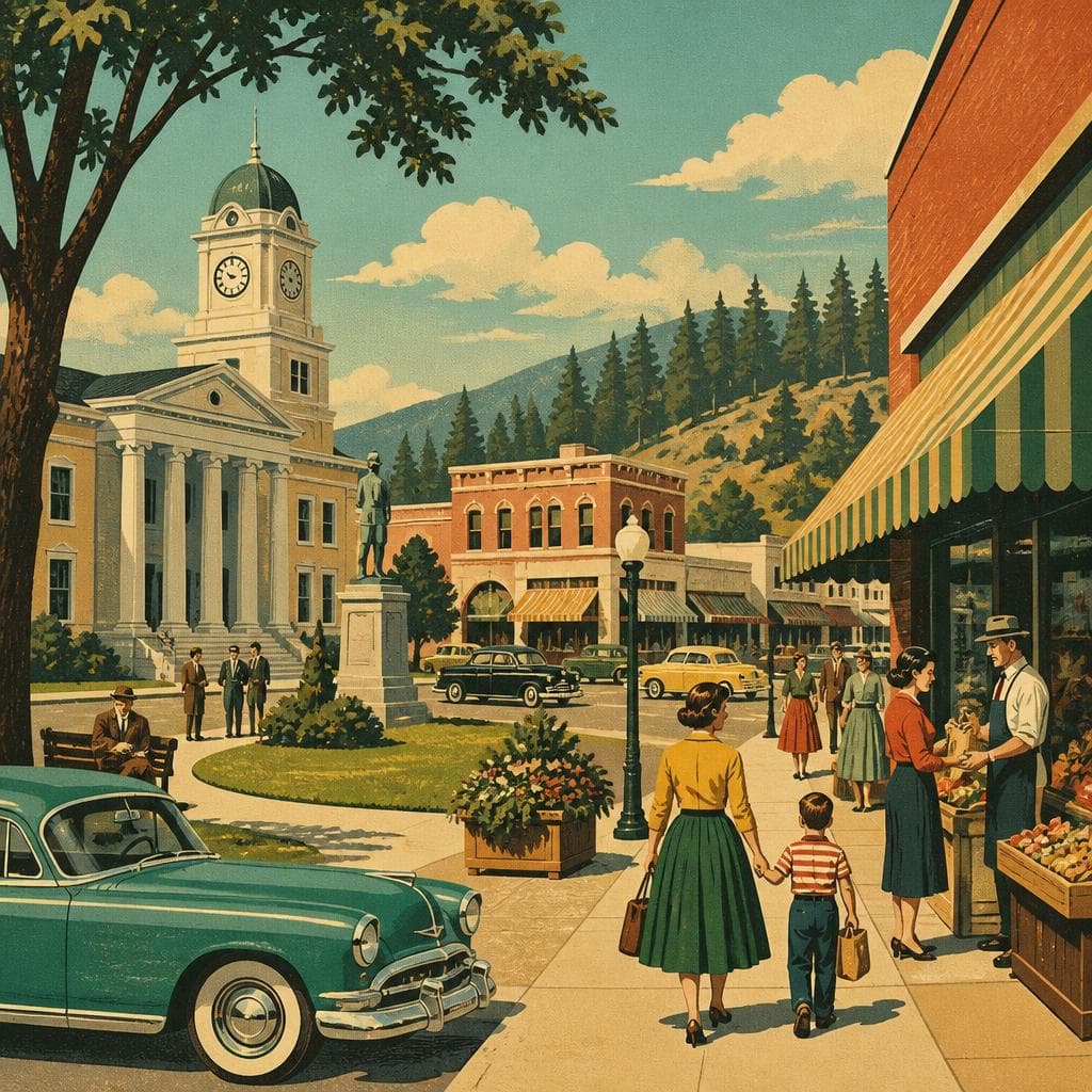Cover art for Where the Square Became the Town