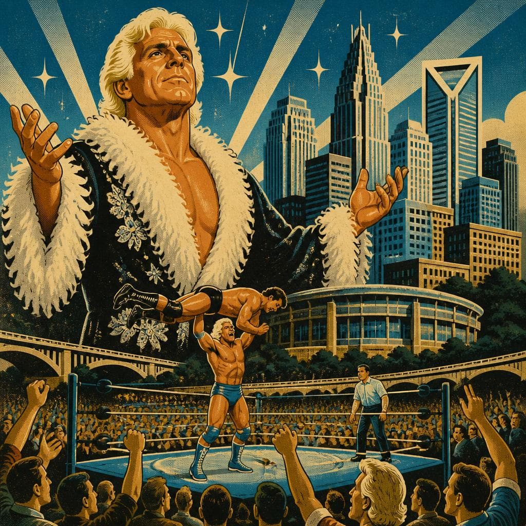 Cover art for How Ric Flair Helped Make Charlotte a Wrestling Capital