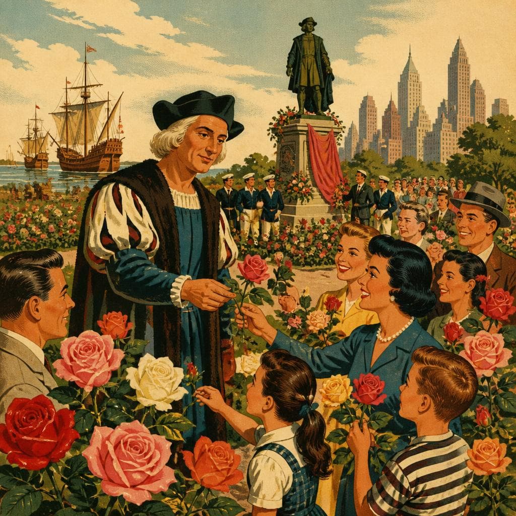 Cover art for When Columbus Gave Roses to Everyone