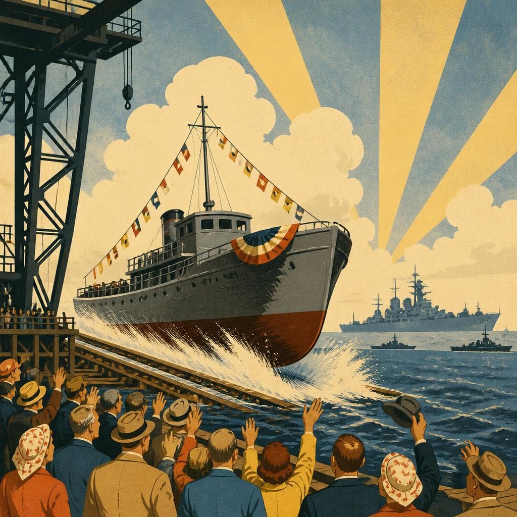 Cover art for The Little Ship That Announced a New Navy