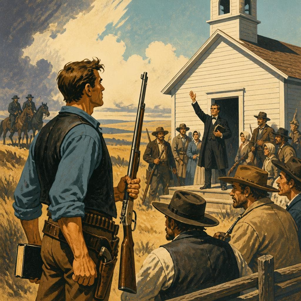 Cover art for When Bibles Meant Rifles in Kansas