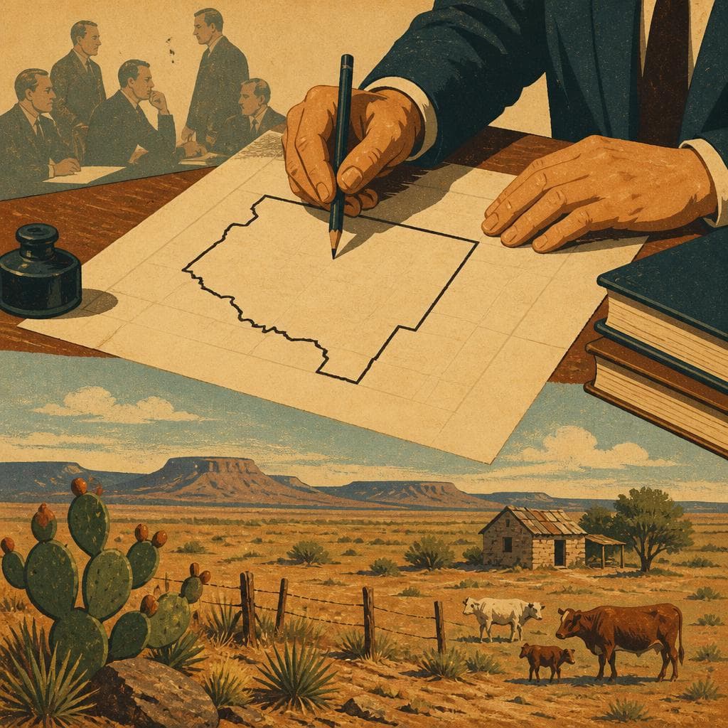 Cover art for A County First Drawn on Paper