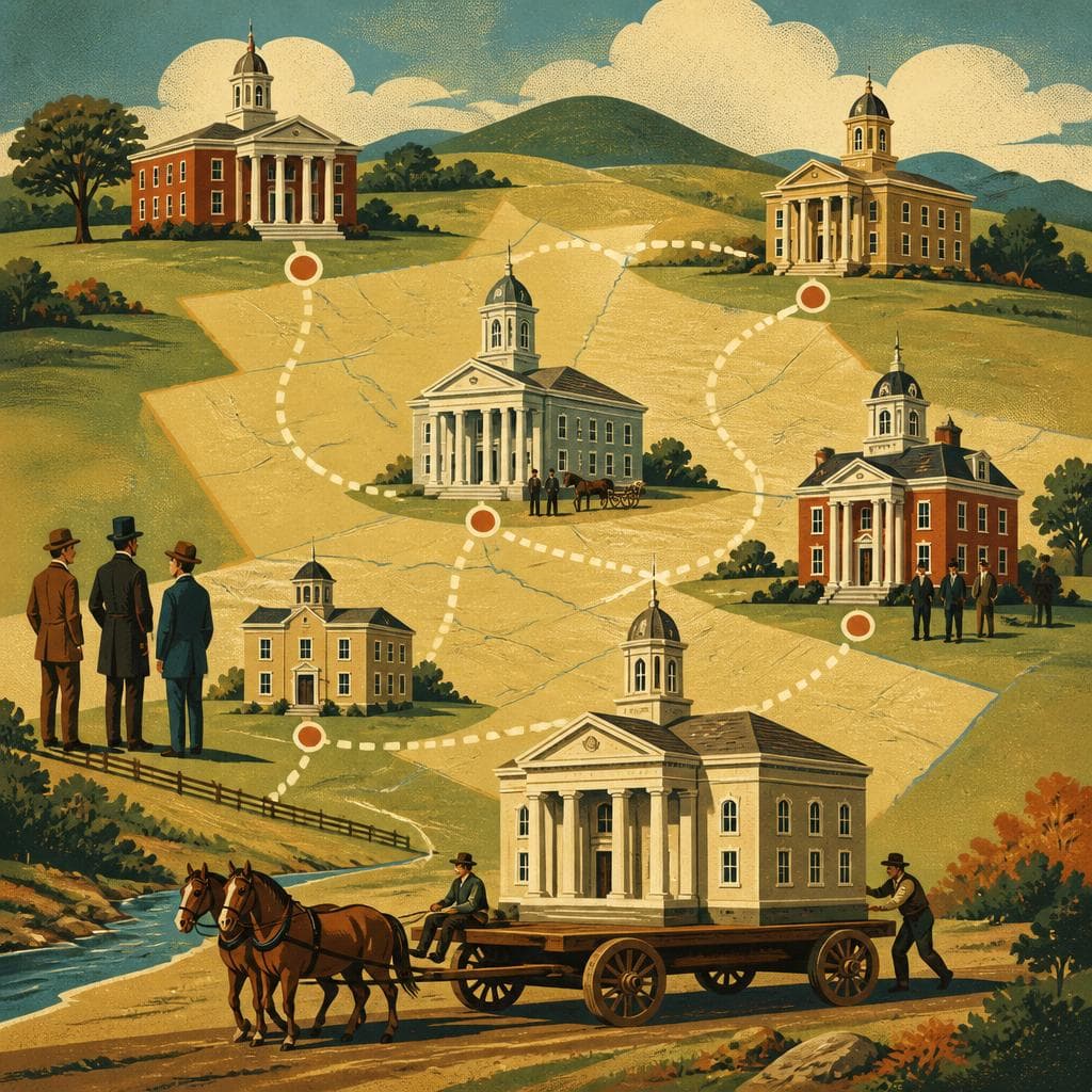 Cover art for Where the Courthouse Kept Moving