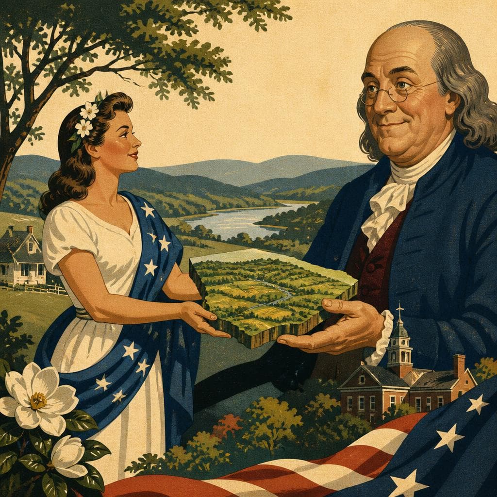 Cover art for When Georgia Sent Franklin a County