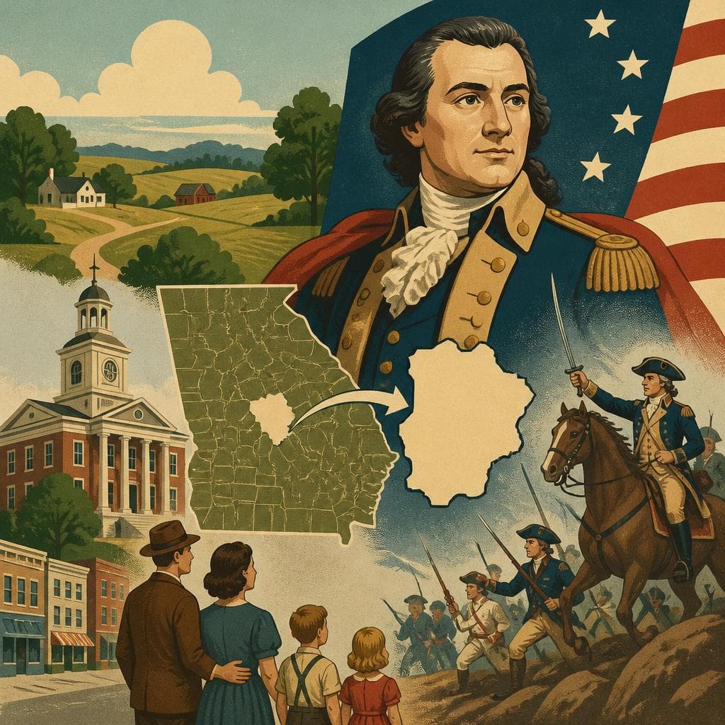 Cover art for How Pulaski County Got Its Patriotic Name