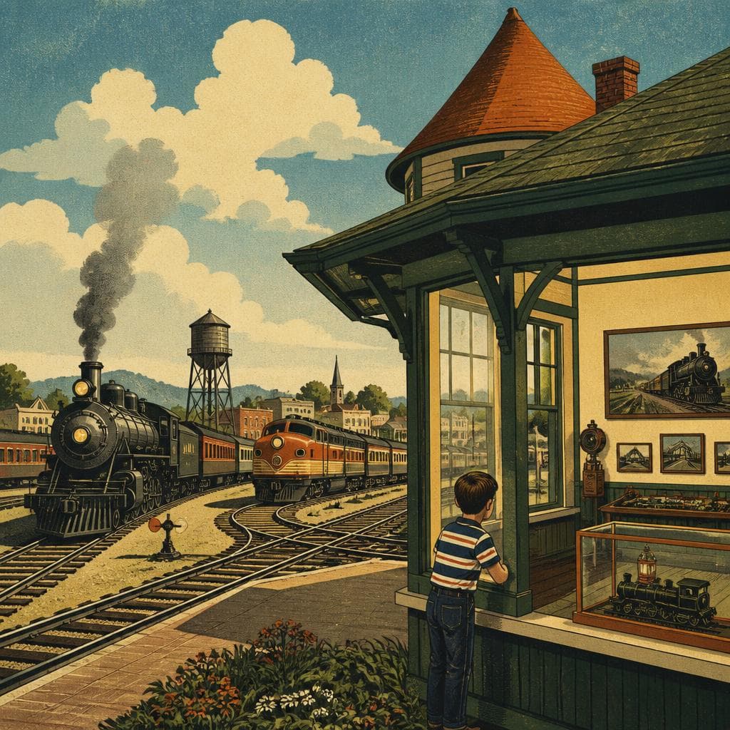 Cover art for Where Cameron Learned the Rhythm of the Rails