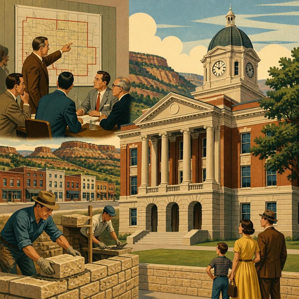 Cover art for Where a County Seat Became Stone and Brick