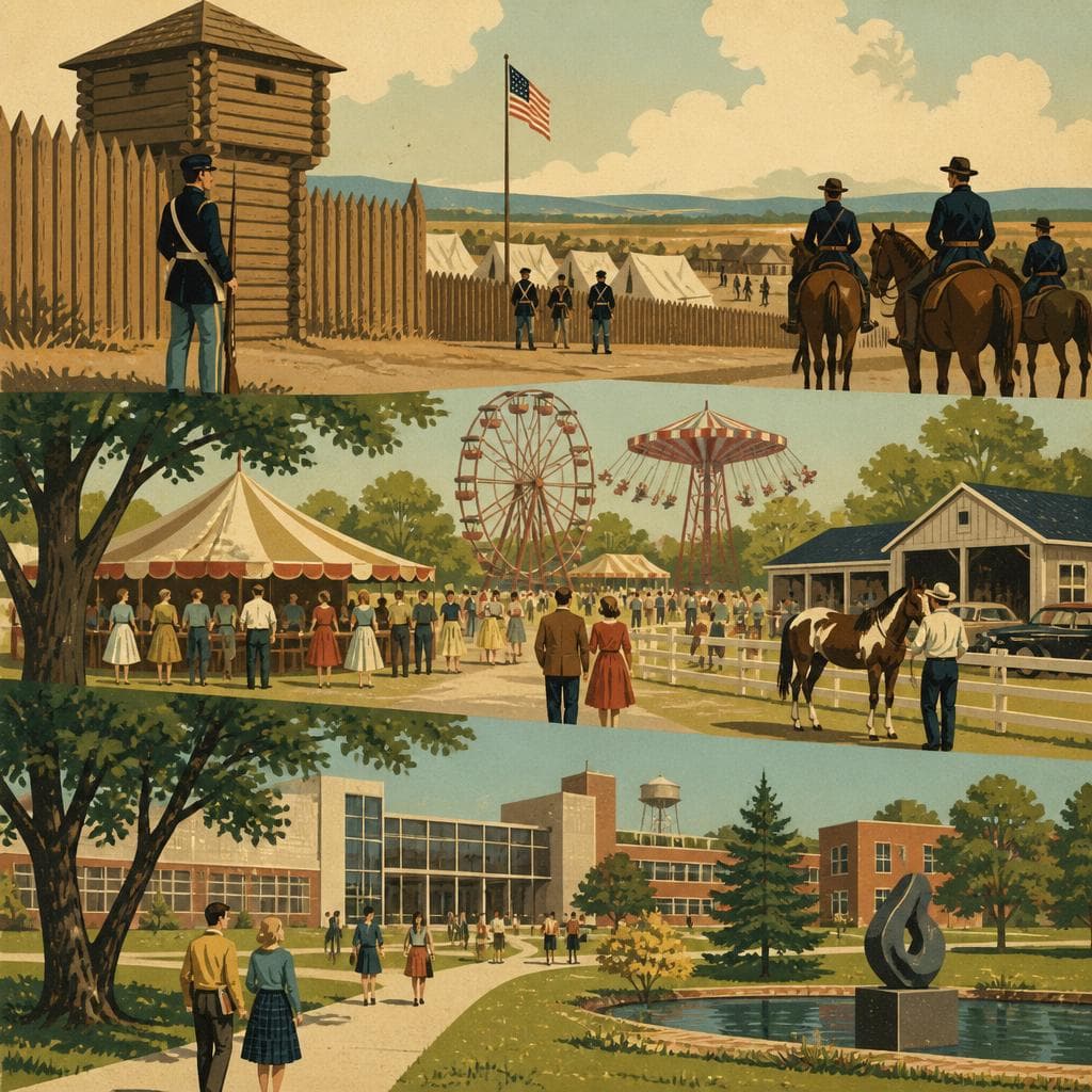 Cover art for From Frontier Post to Fairgrounds and Campus