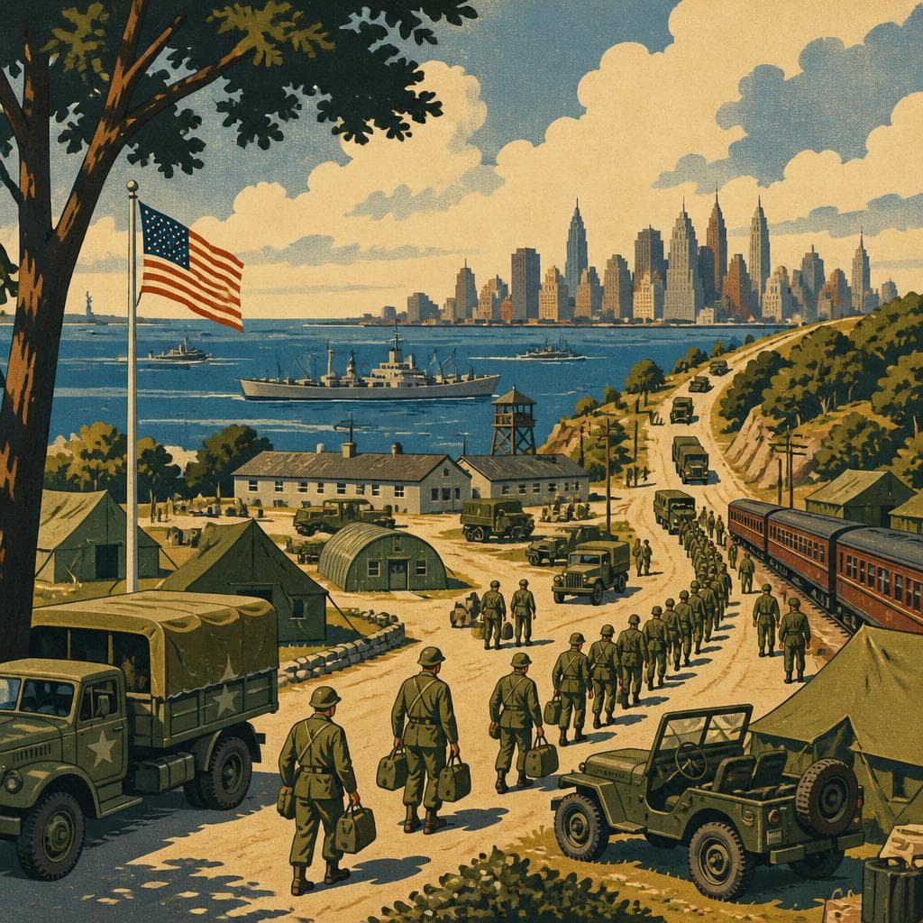 Cover art for Camp Merritt and the Road to Hoboken