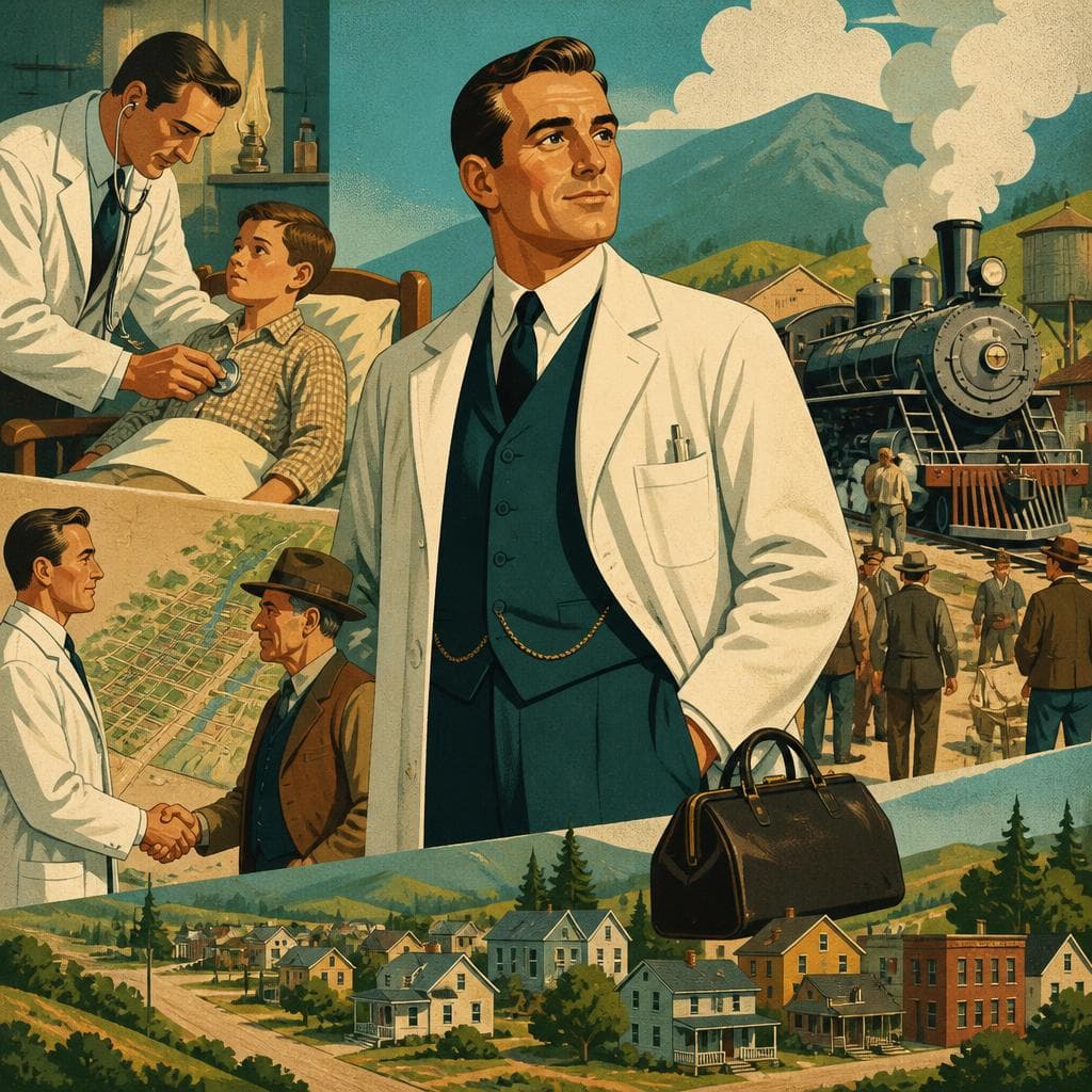 Cover art for The Doctor Whose Name Stayed