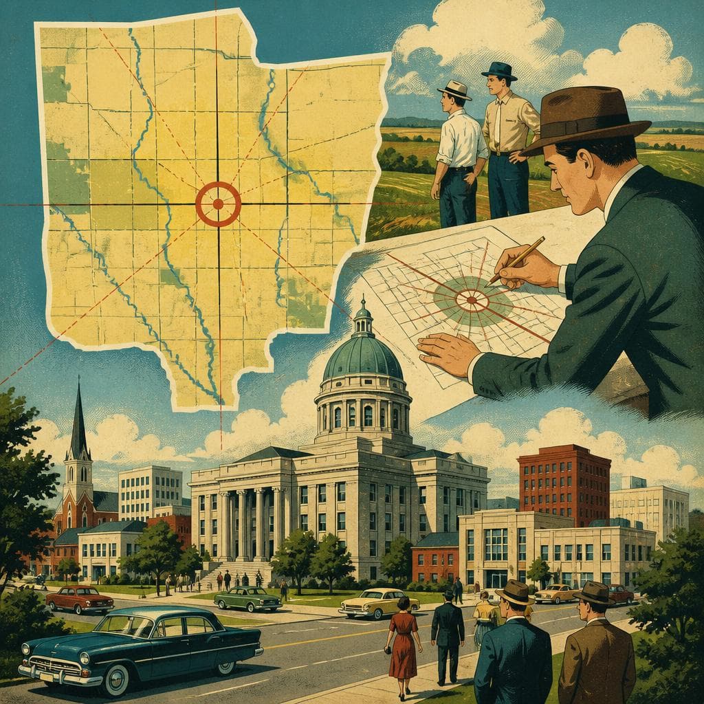Cover art for Where a New County Drew Its Center