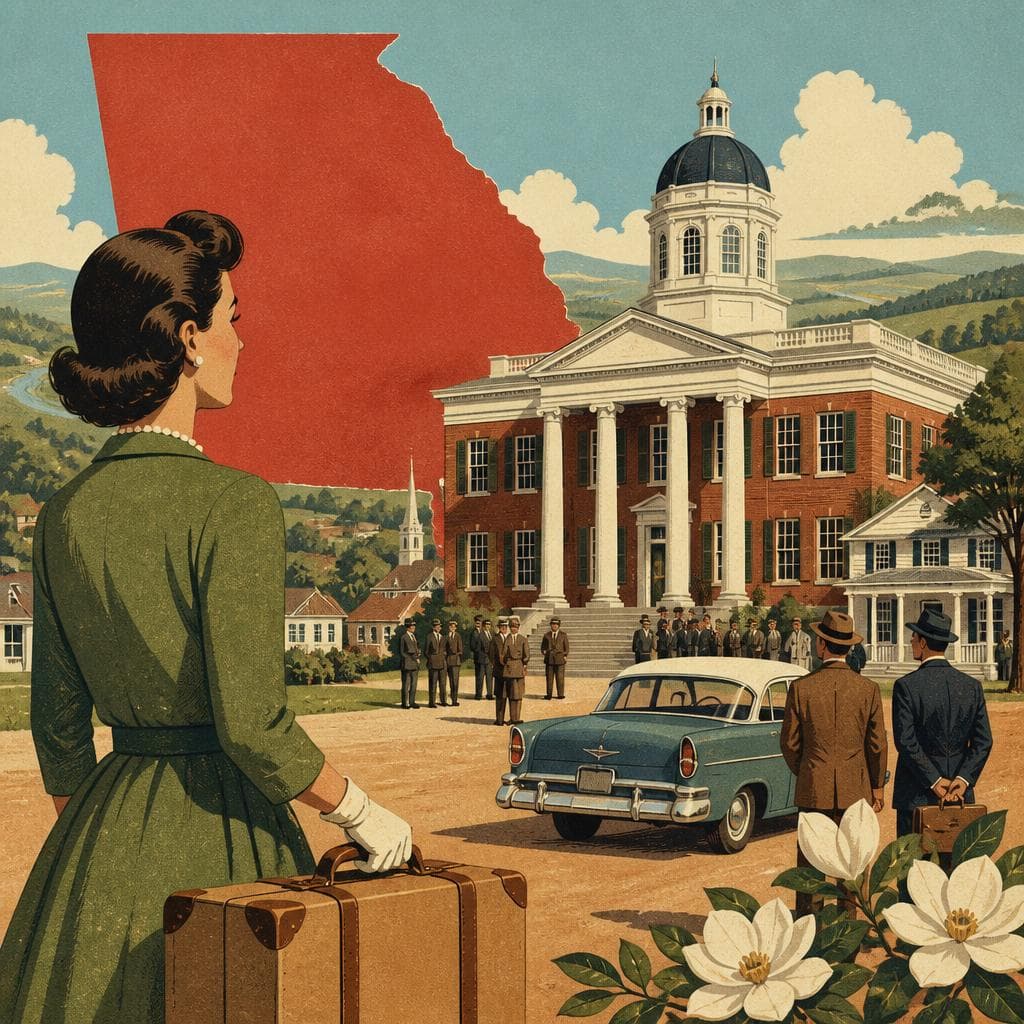Cover art for When Georgia Came to Louisville