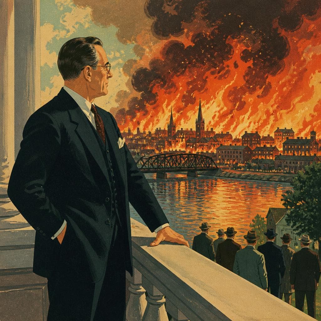 Cover art for The Mayor in Bangor’s Burning Hour