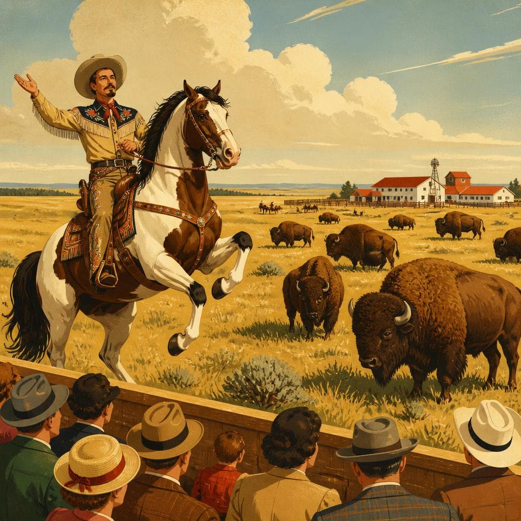 Cover art for Where Showmanship Helped Save the Bison