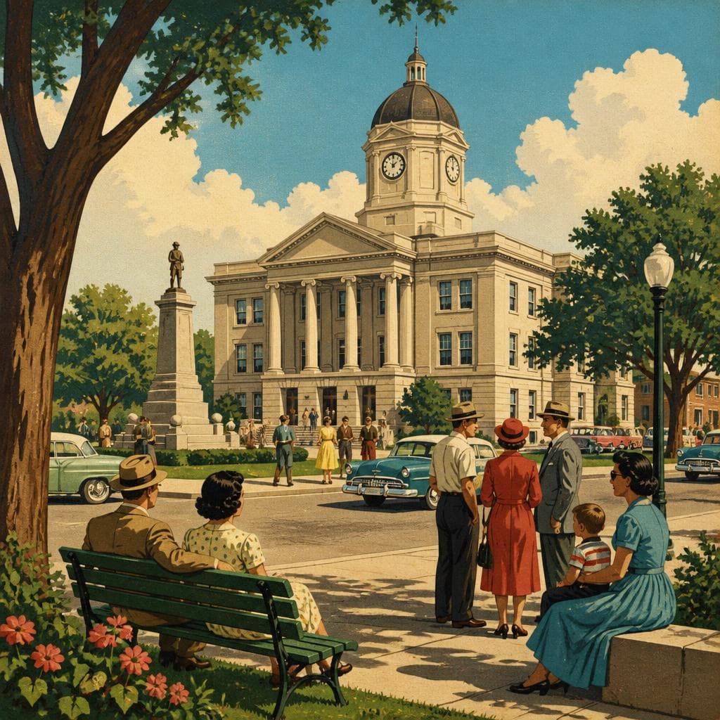 Cover art for The Square Where Parker County Shows Up