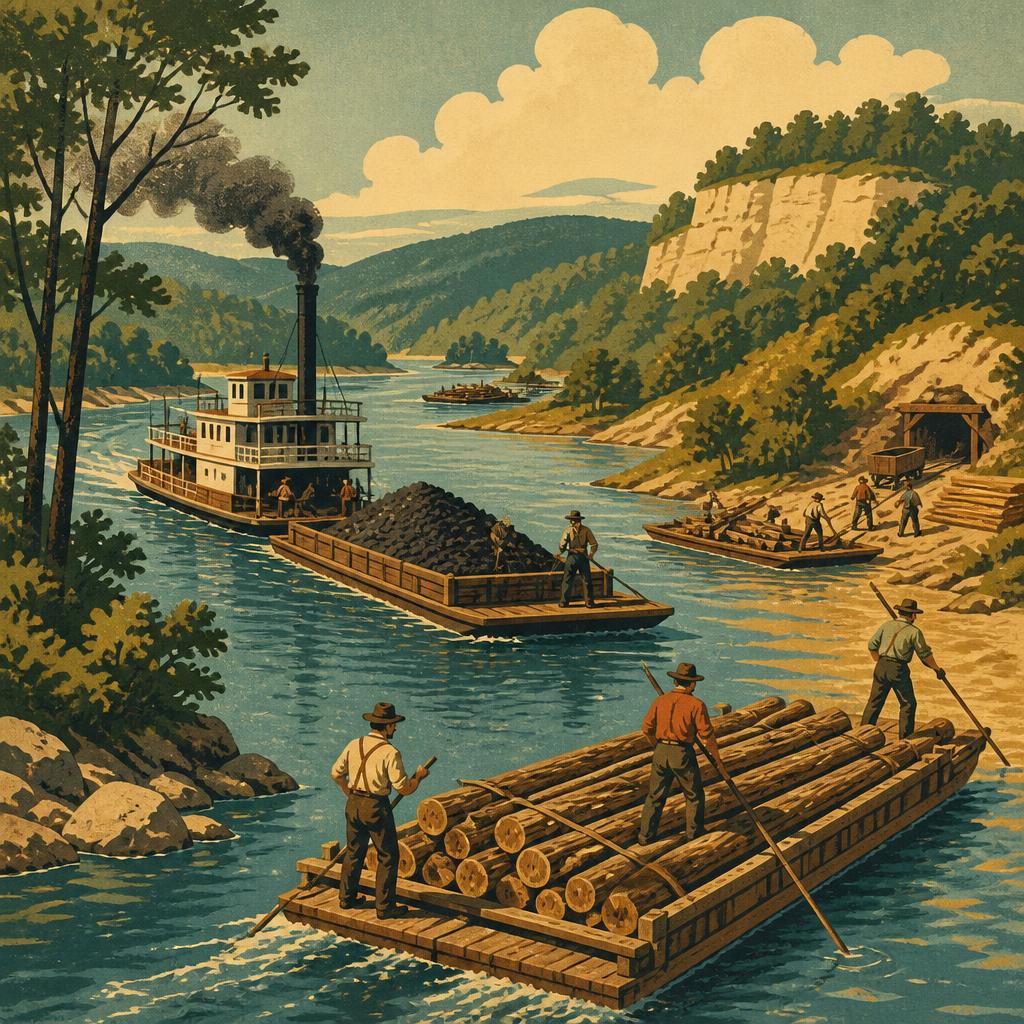 Cover art for Before the Roads, the River Worked