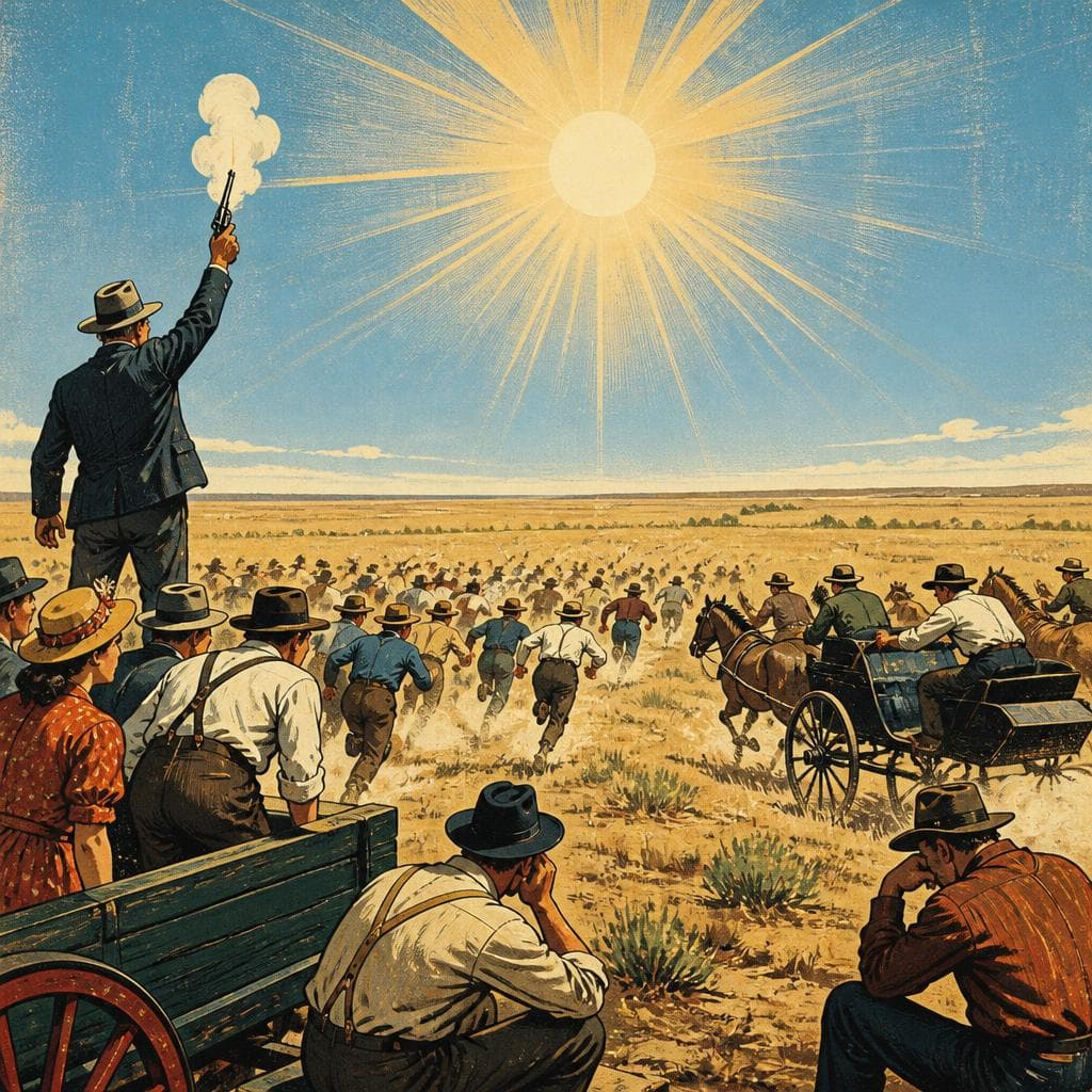 Cover art for When Noon Broke the Cherokee Outlet