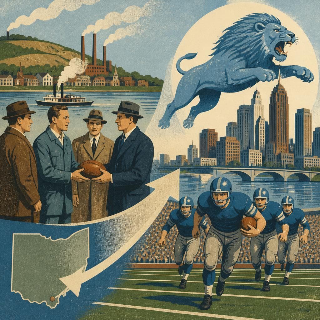 Cover art for When Portsmouth Gave the NFL a Future Lions Team