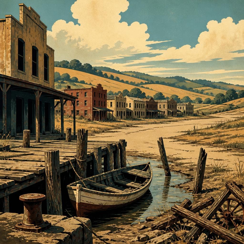 Cover art for When the River Chose Another Town