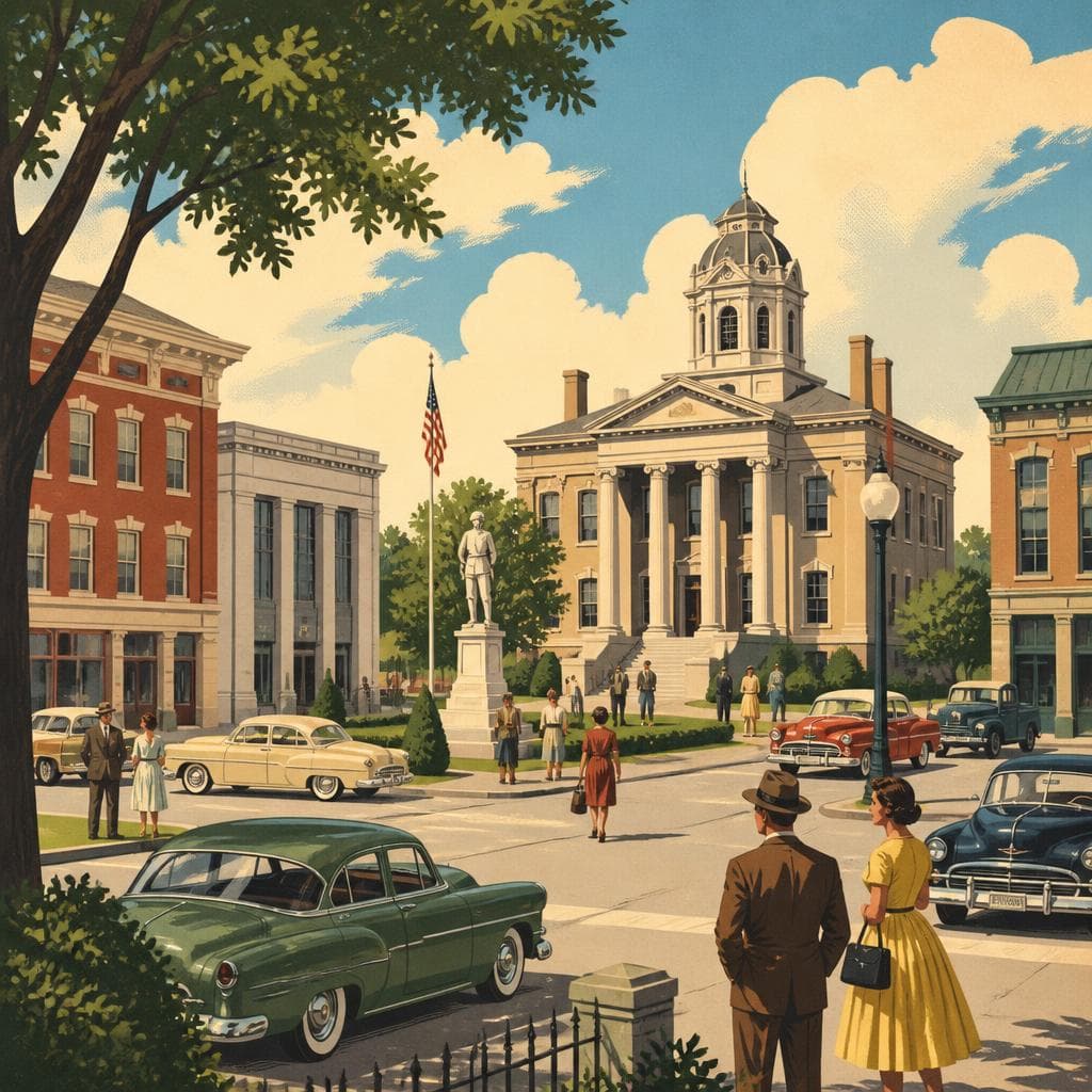 Cover art for Where the Square Held a County Together