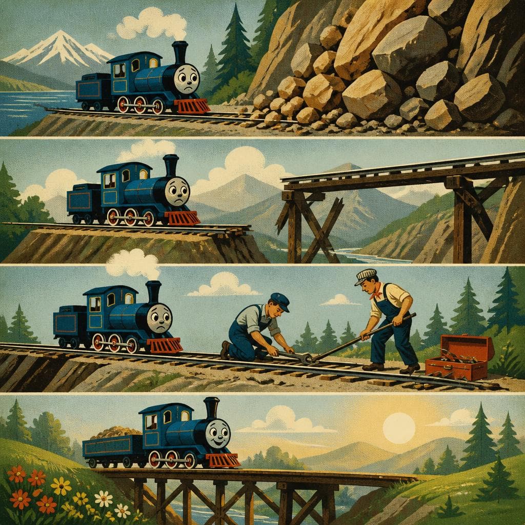 Cover art for The Little Railway That Couldn’t Outrun Safety