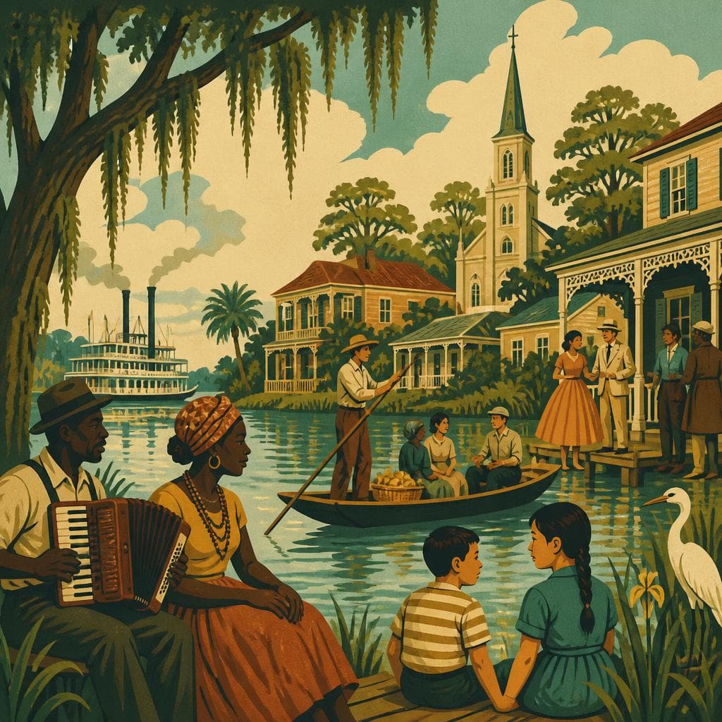 Cover art for Where Bayou Teche Gathered a World
