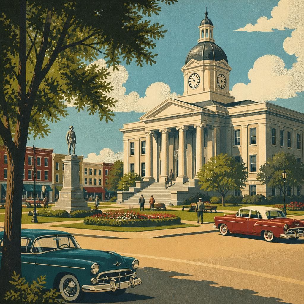 Cover art for Where Cadiz Turns: The Courthouse Square