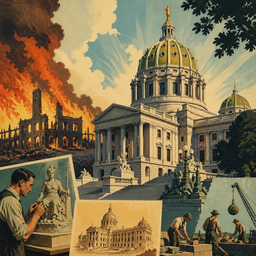 Cover art for After the Fire, Pennsylvania Built a Capitol to Be Seen