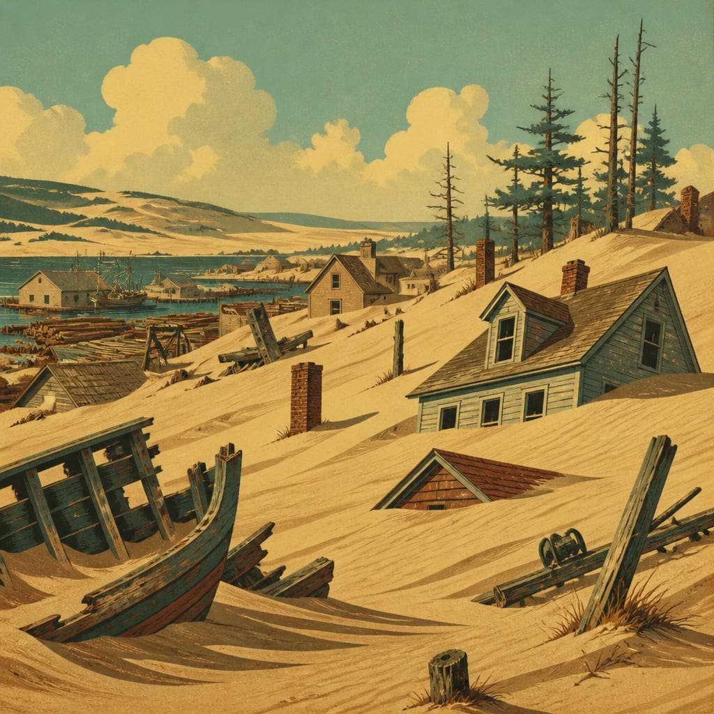 Cover art for The Town the Dunes Took