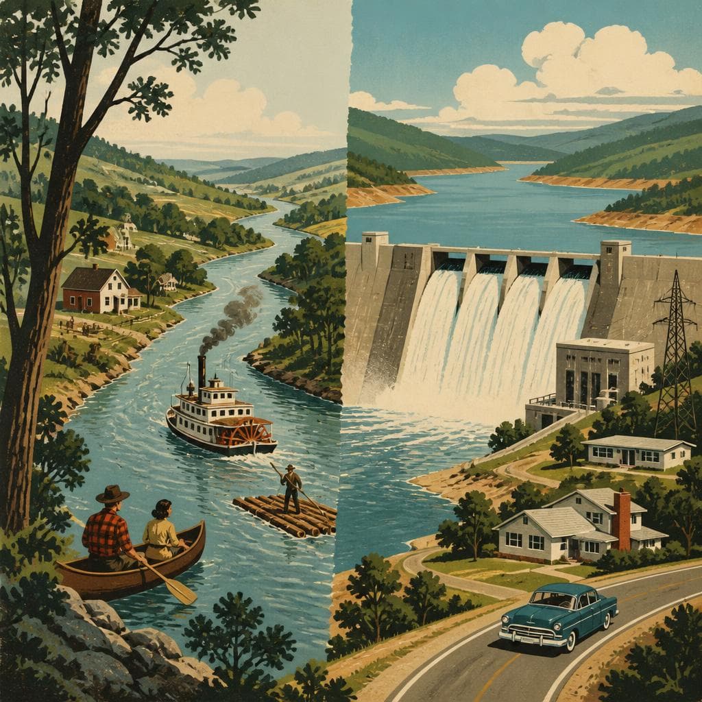 Cover art for Where the River Changed the County