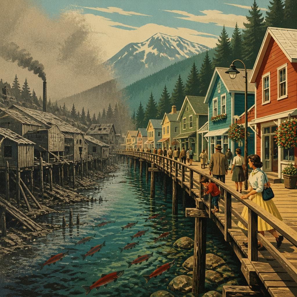 Cover art for Where the Creek Carried Two Ketchikans