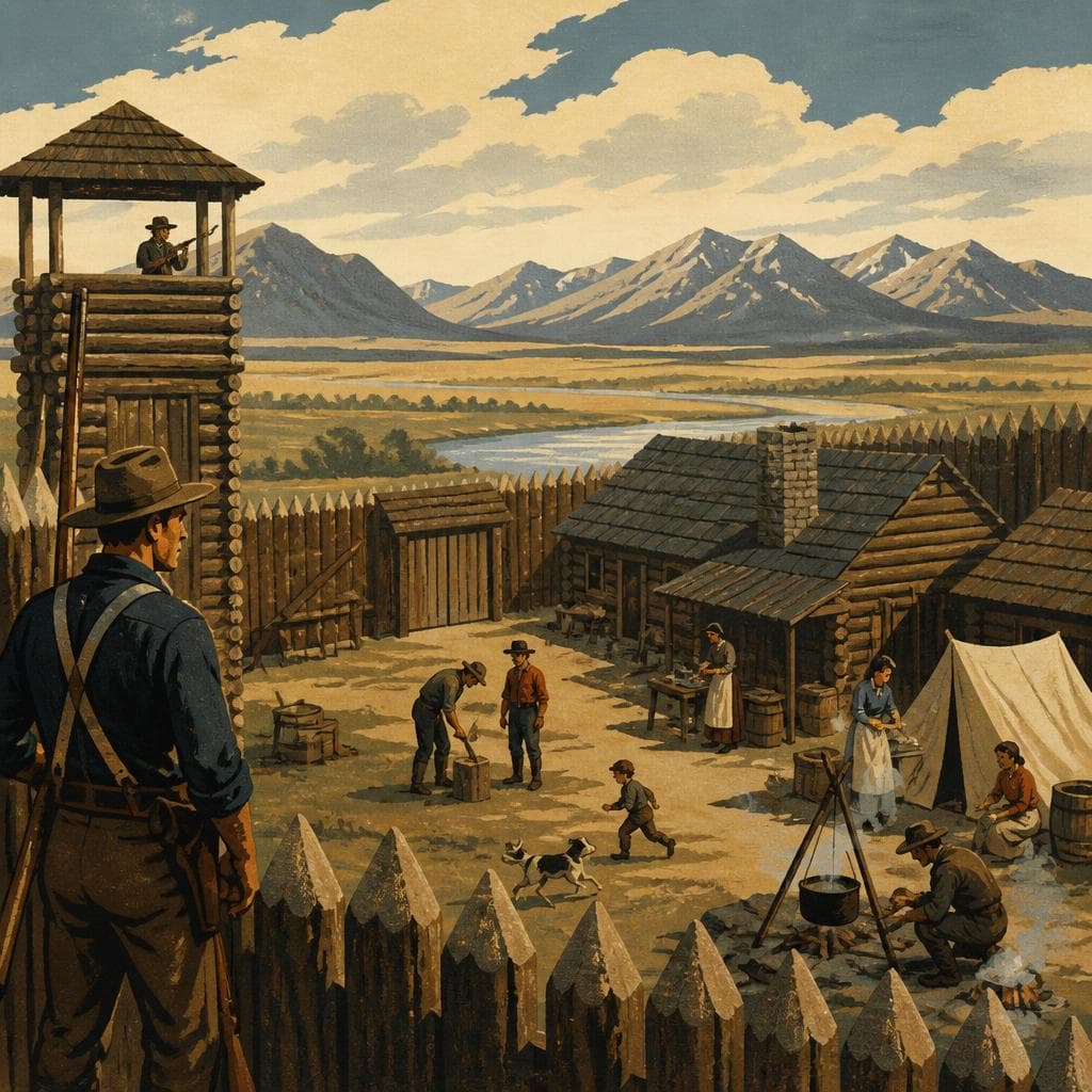 Cover art for Behind the Stockade at Fort Glass
