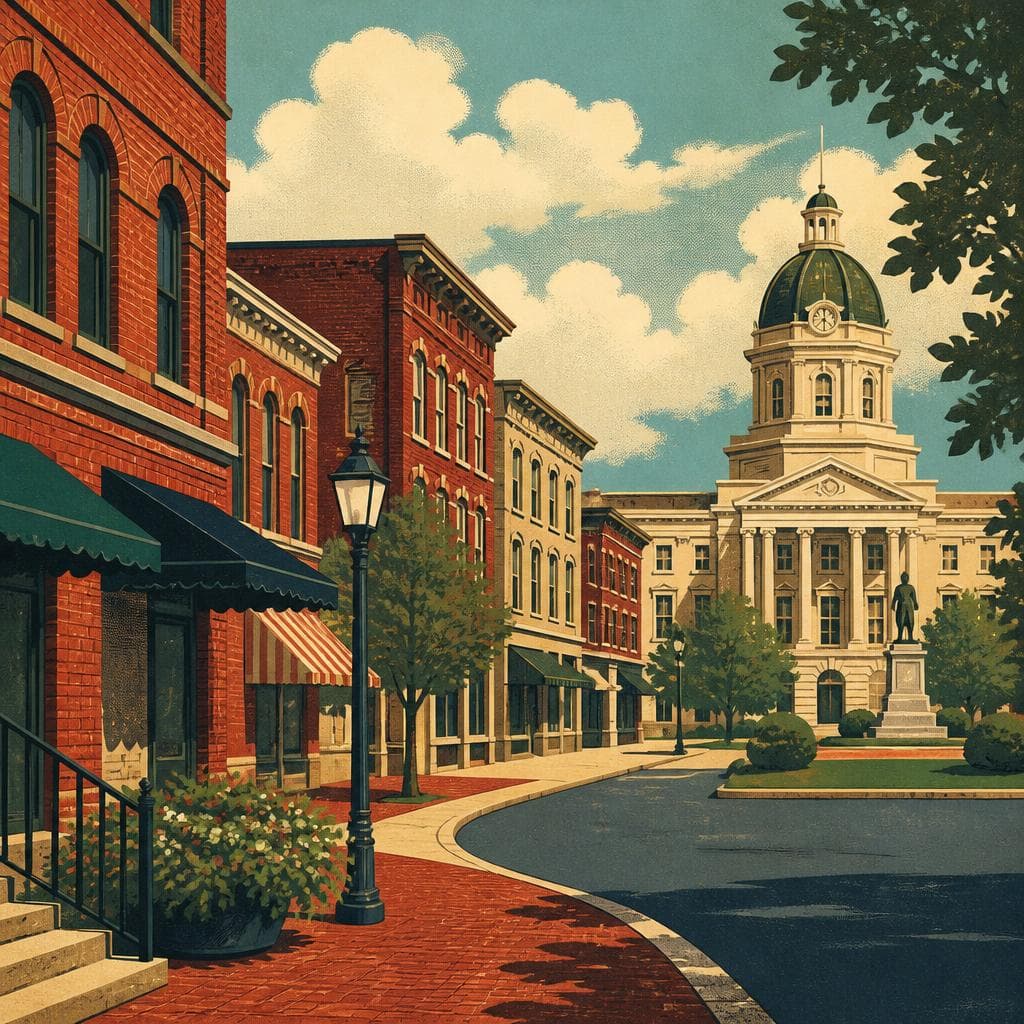 Cover art for Brick Ambition Around the Courthouse Square