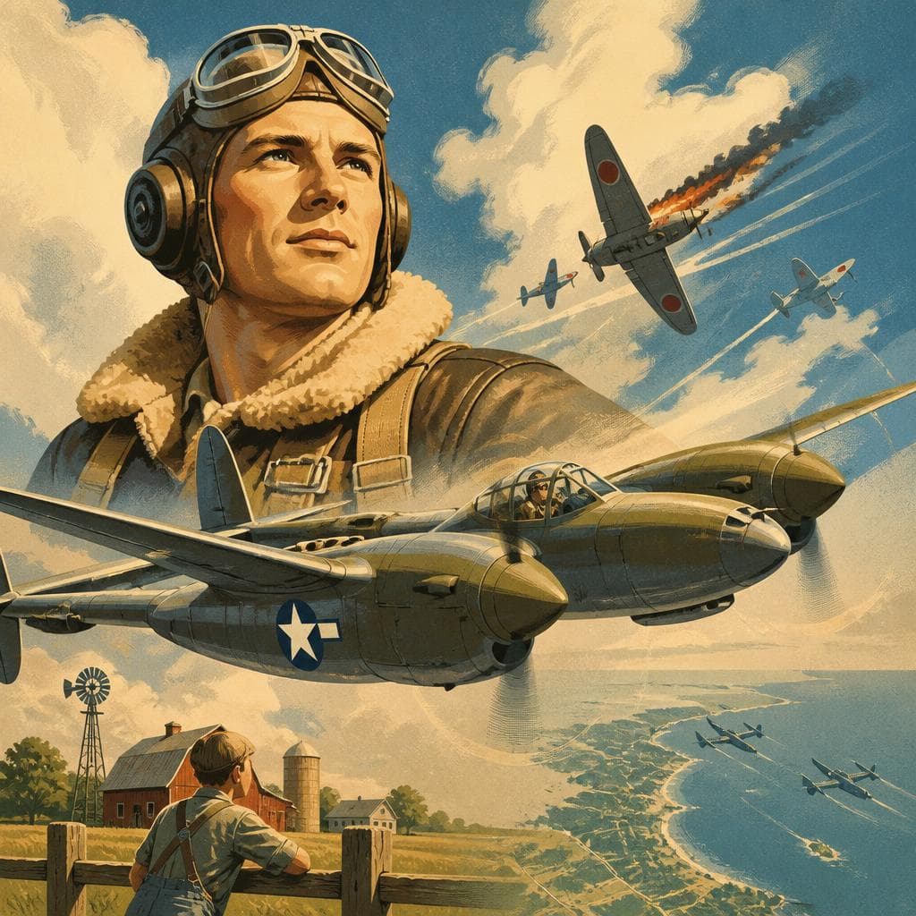Cover art for The Farm Kid Who Made the P-38 a Legend