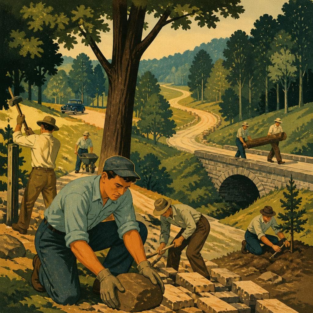 Cover art for How Relief Workers Shaped Natchez Trace