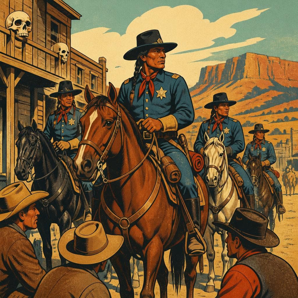 Cover art for Skullyville and the Riders of Choctaw Law