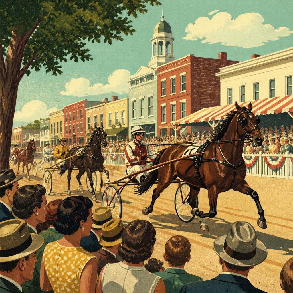 Cover art for When Harness Racing Became Hawkinsville’s Main Street Show