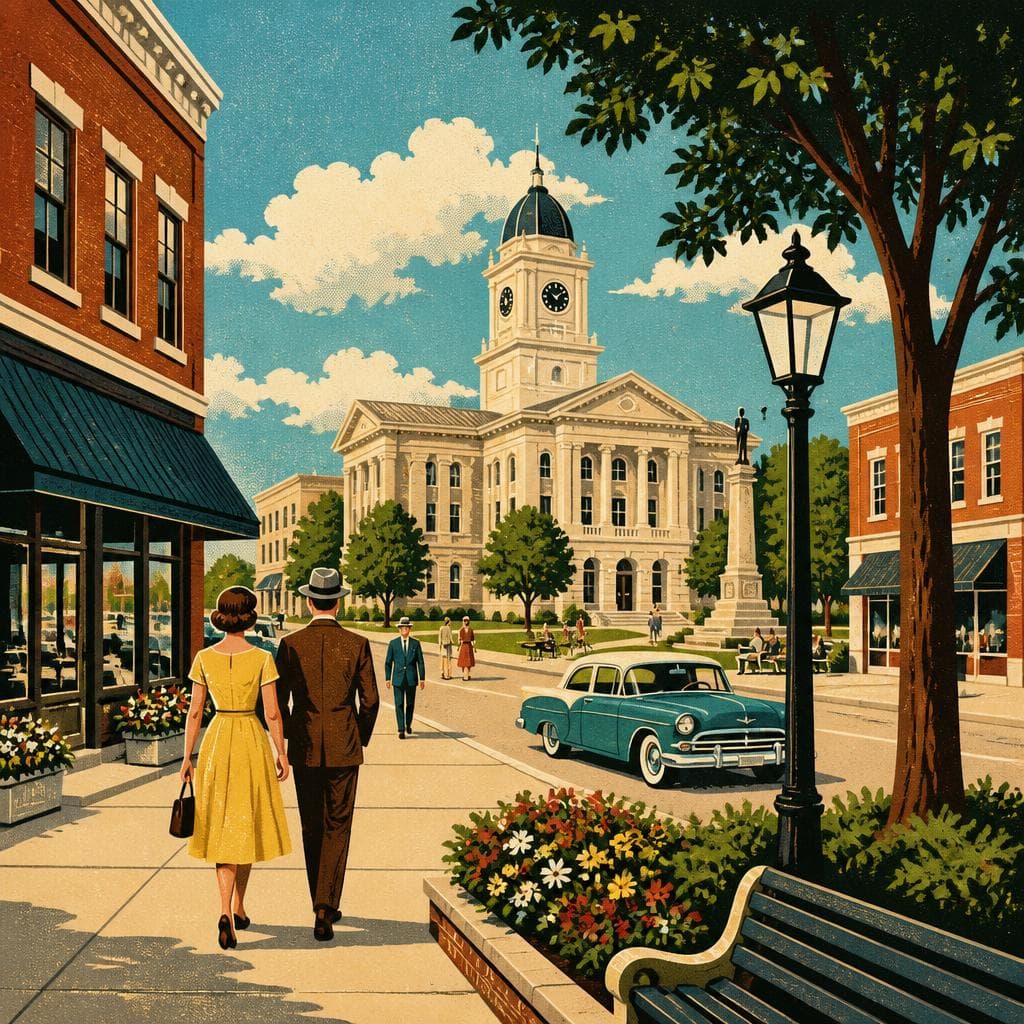 Cover art for Where a Courthouse Town Still Holds Together